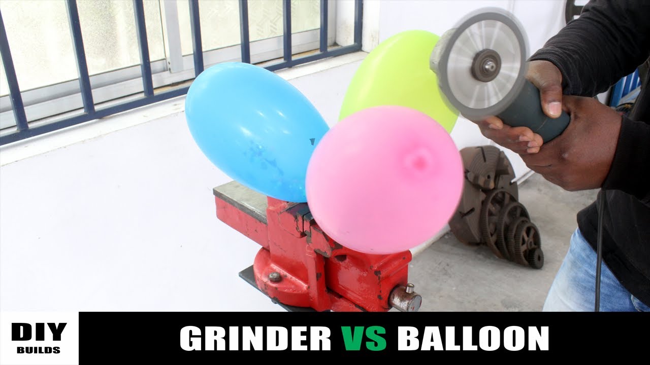 Angle Grinder VS Balloon Experiment | Thanks For 100+ Subscribers | Diamleon Diy Builds