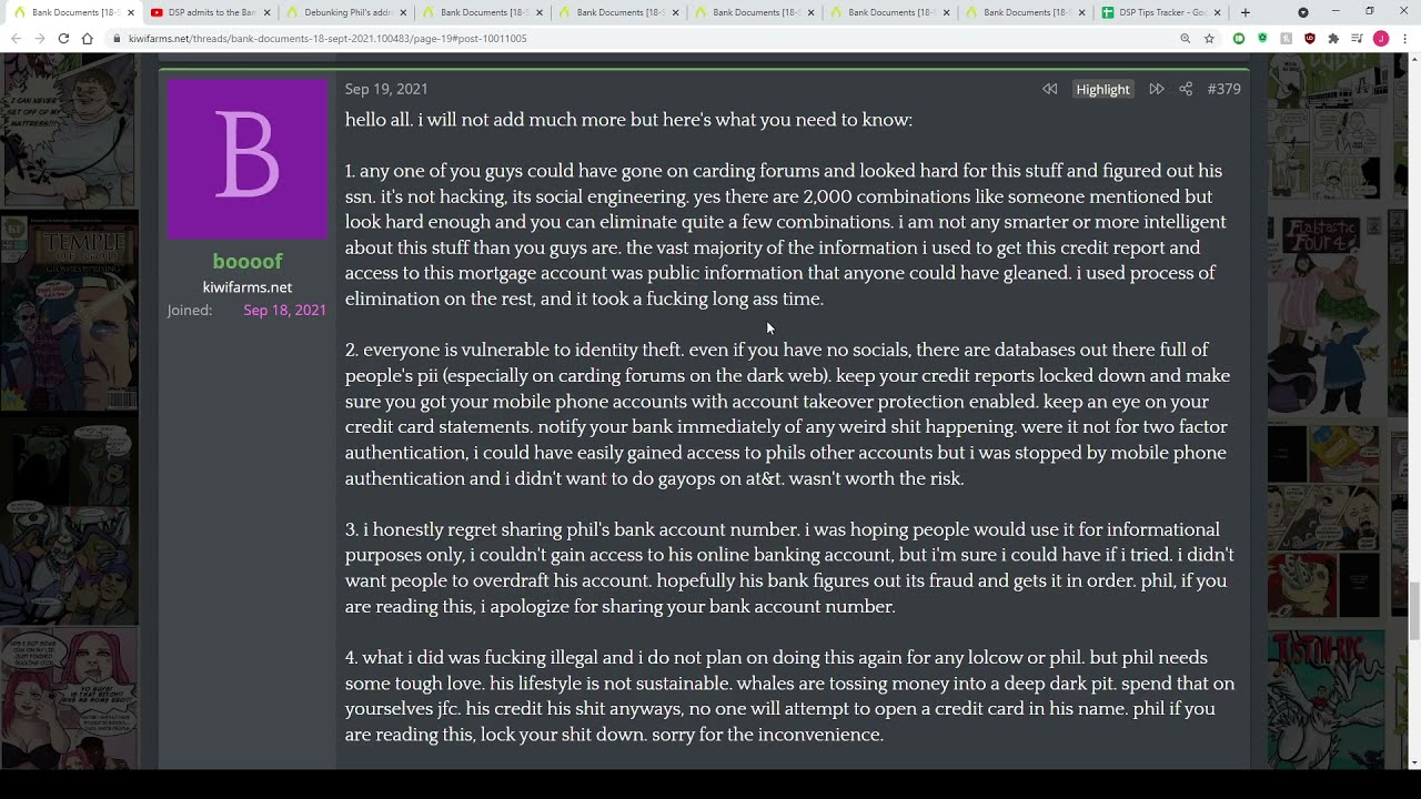 How the DSP Bank Leaks were revealed!