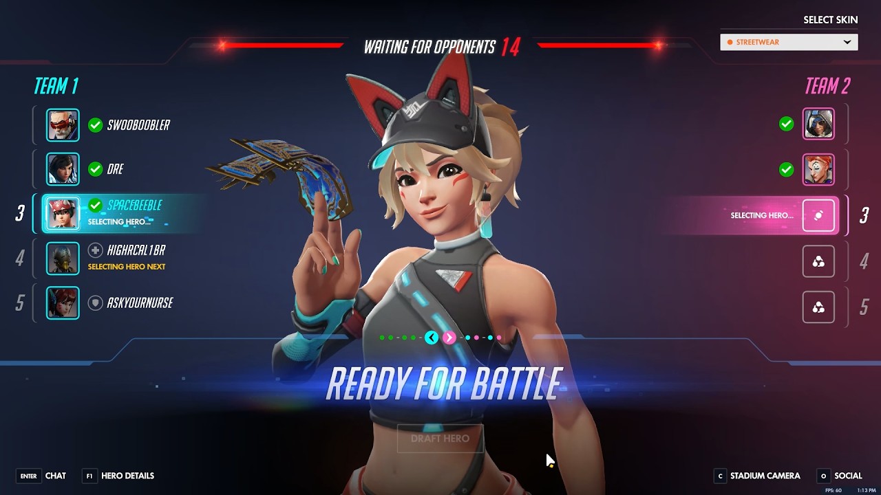 Overwatch - Kiriko Stadium Gameplay (No Commentary)