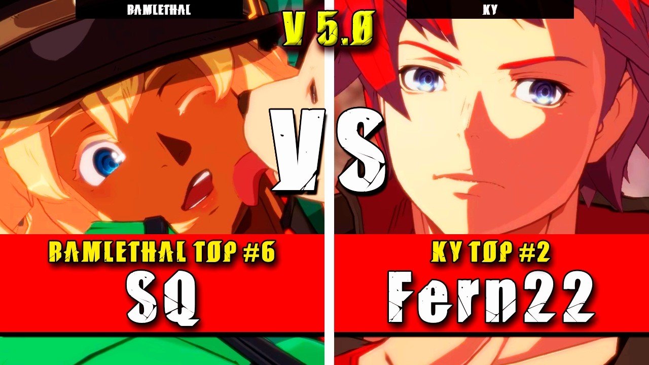 GGST | SQ (Ramlethal) VS Fern22 (Ky) | Guilty Gear Strive High level gameplay