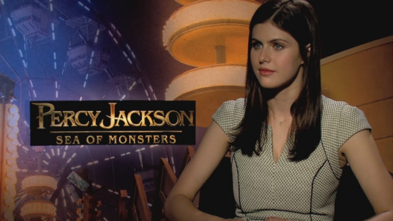 Percy Jackson: Sea of Monsters - Alexandra Daddario chats hanging out with Logan Lerman