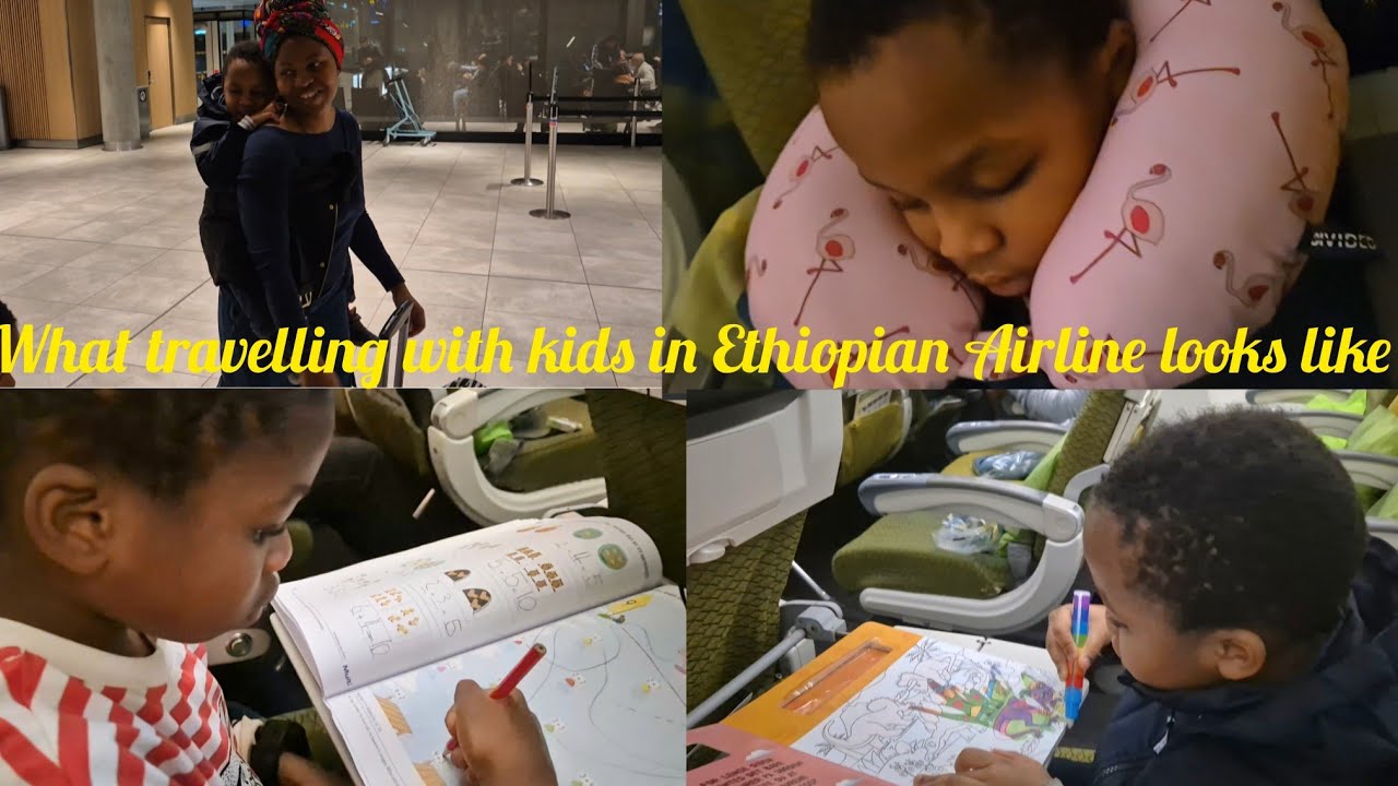 What It’s Really Like Traveling With 2 Toddlers From Norway to Nigeria 😅✈️ | Ethiopian Airline