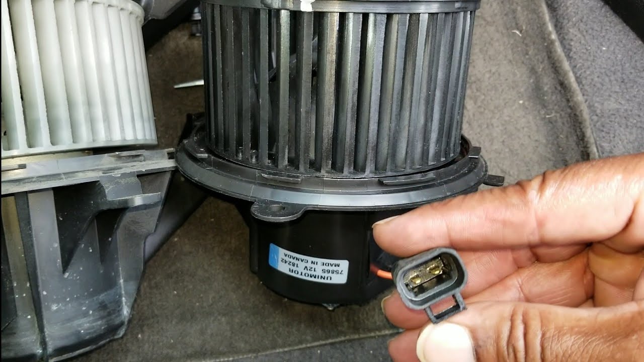 Diy 2008 saturn outlook heater/ac blower motor replacement