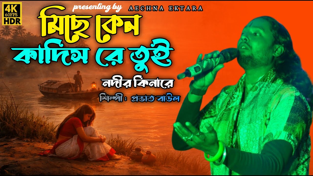 মিছে কেন কাঁদিস রে তুই নদীর কিনারায় | Prabhat Das Baul | Bangla Baul Folk Song 2026
