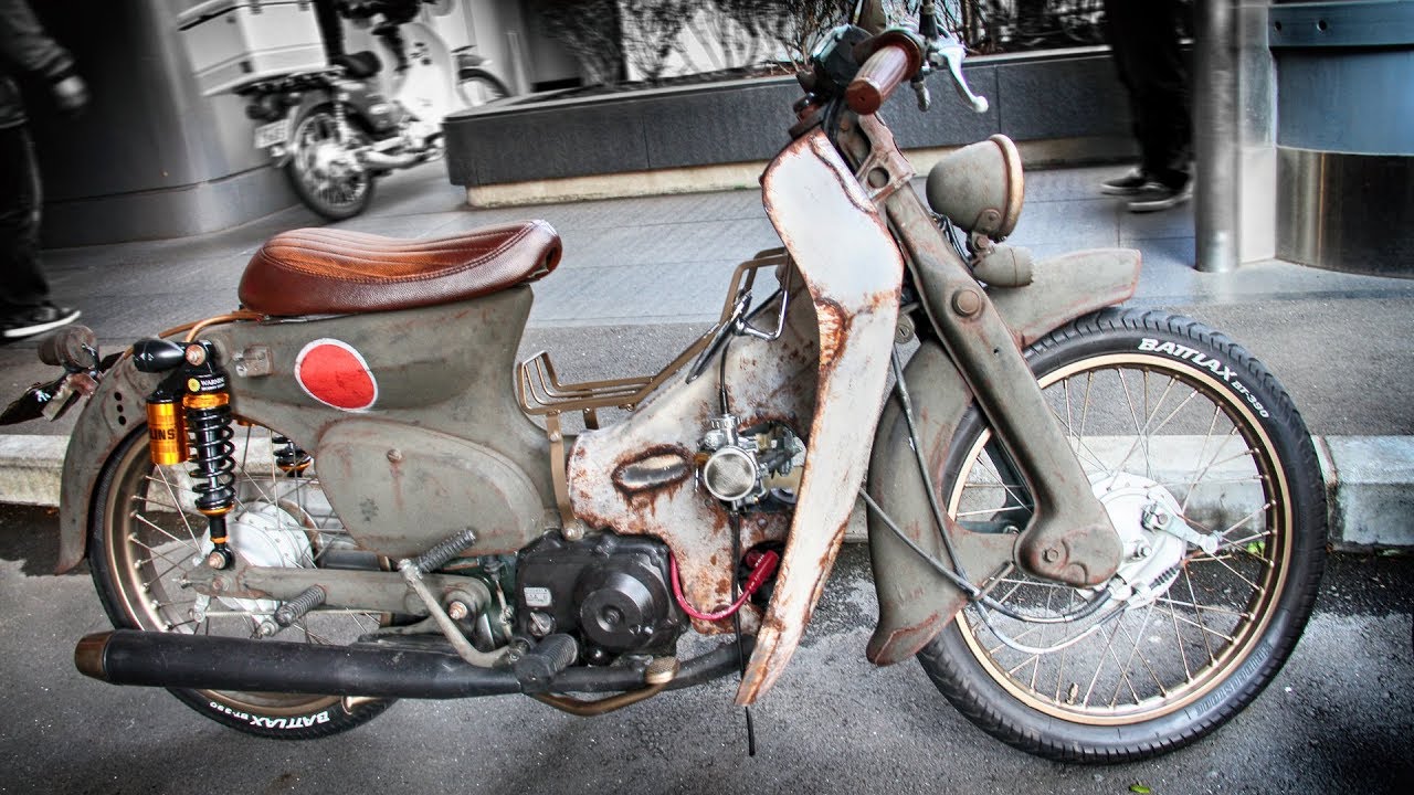 HONDA Super Cub Custom Bike 零戦 #CafeCubMeeting