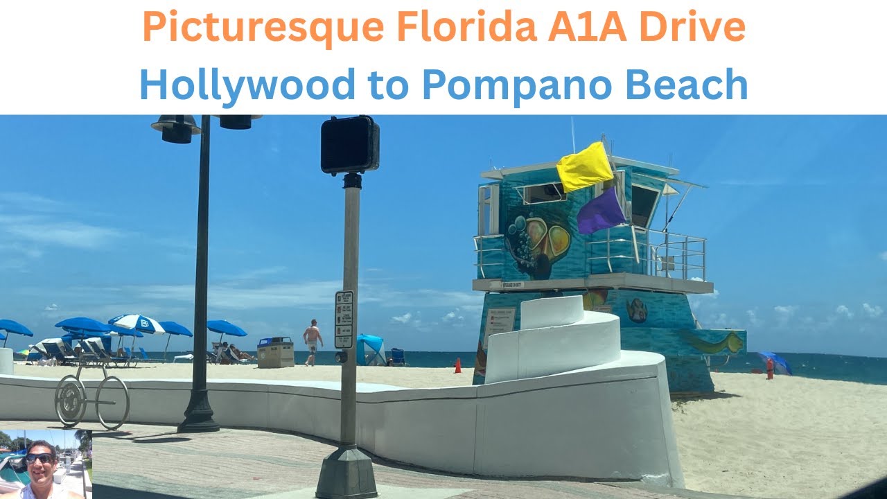 Picturesque Florida A1A Drive: Hollywood to Pompano Beach