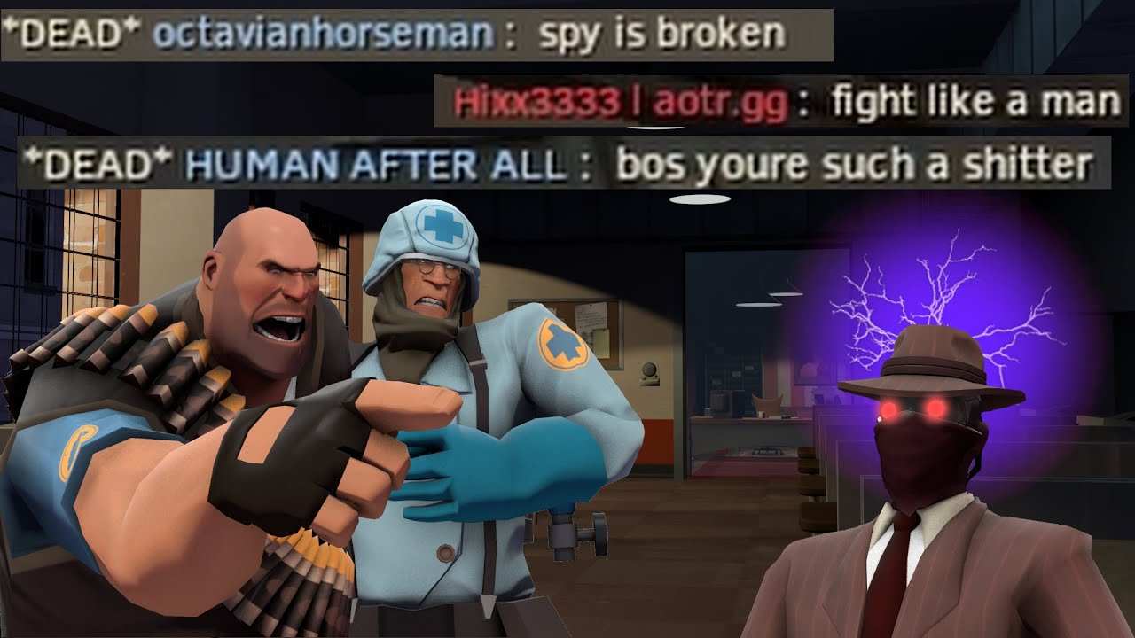 [TF2] Шпион существует, люди злятся (реакции)