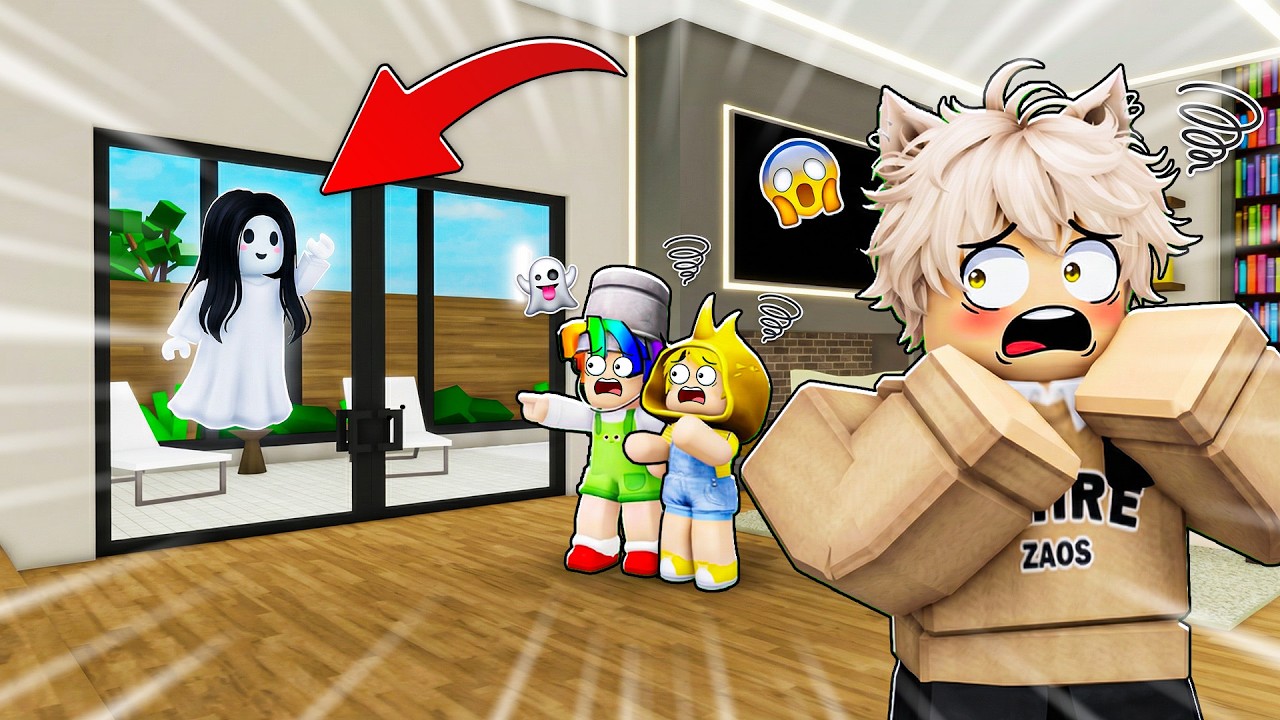 DUNDUN & LEMON MELIHAT HANTU DI RUMAH BARU BROOKHAVEN ROBLOX!