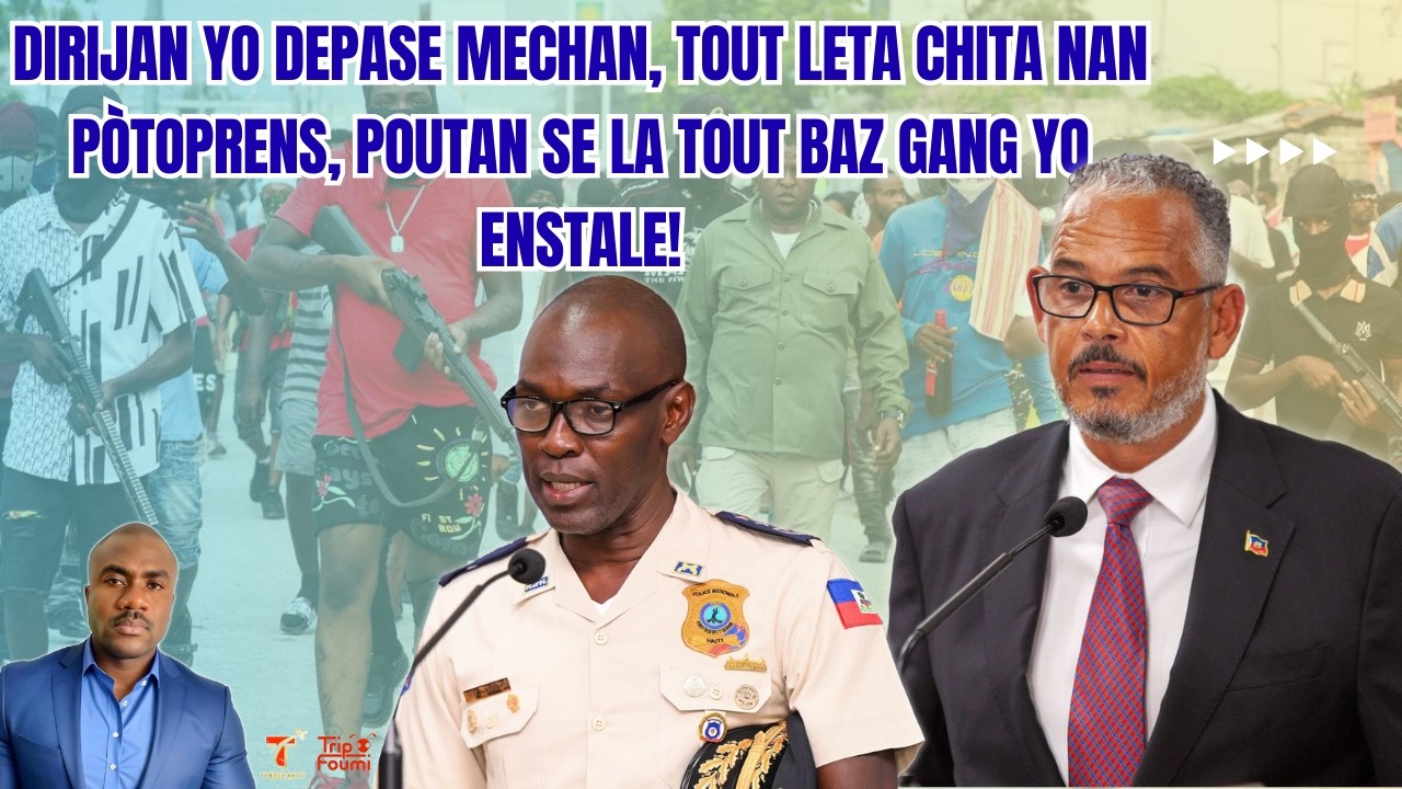 Bagay sa bay kè sote, tout leta chita yon sèl kote nan Pòtoprens, men se la gang yo tabli kò yo!