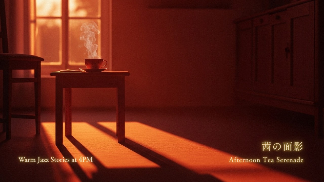 茜の面影 🌅｜Afternoon Tea Serenade｜Warm Jazz Stories at 4PM
