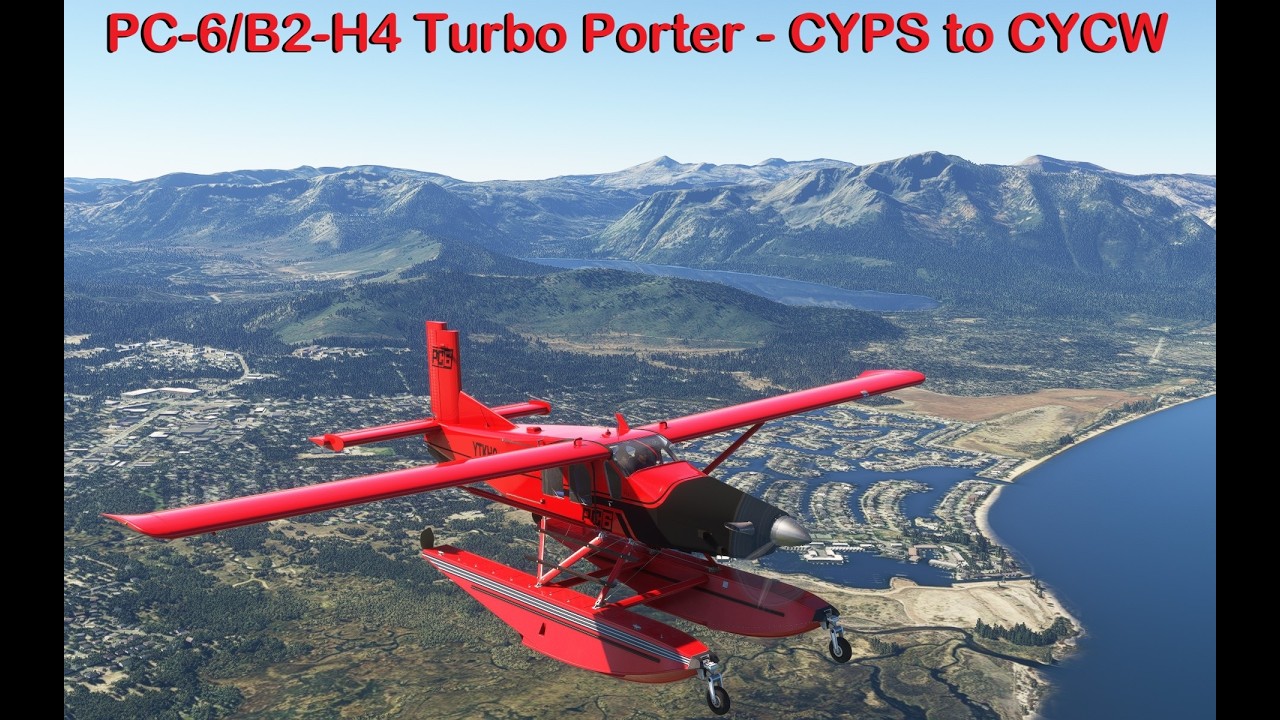 MSFS 2020, KHG Ep 238 - PC-6/B2-H4 Turbo Porter - Pemberton to Chilliwack