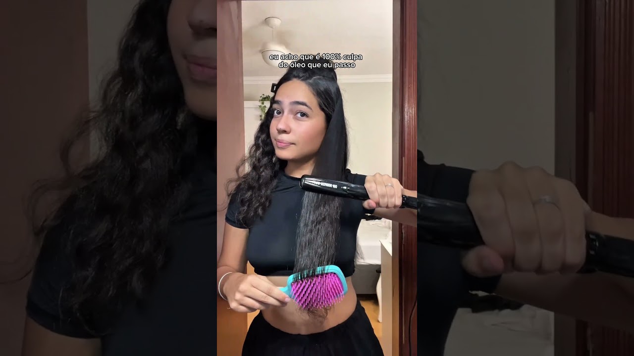 Desse jeito seu cabelo vai durar muito! 😮&zwj;💨 #cabelo #chapinha