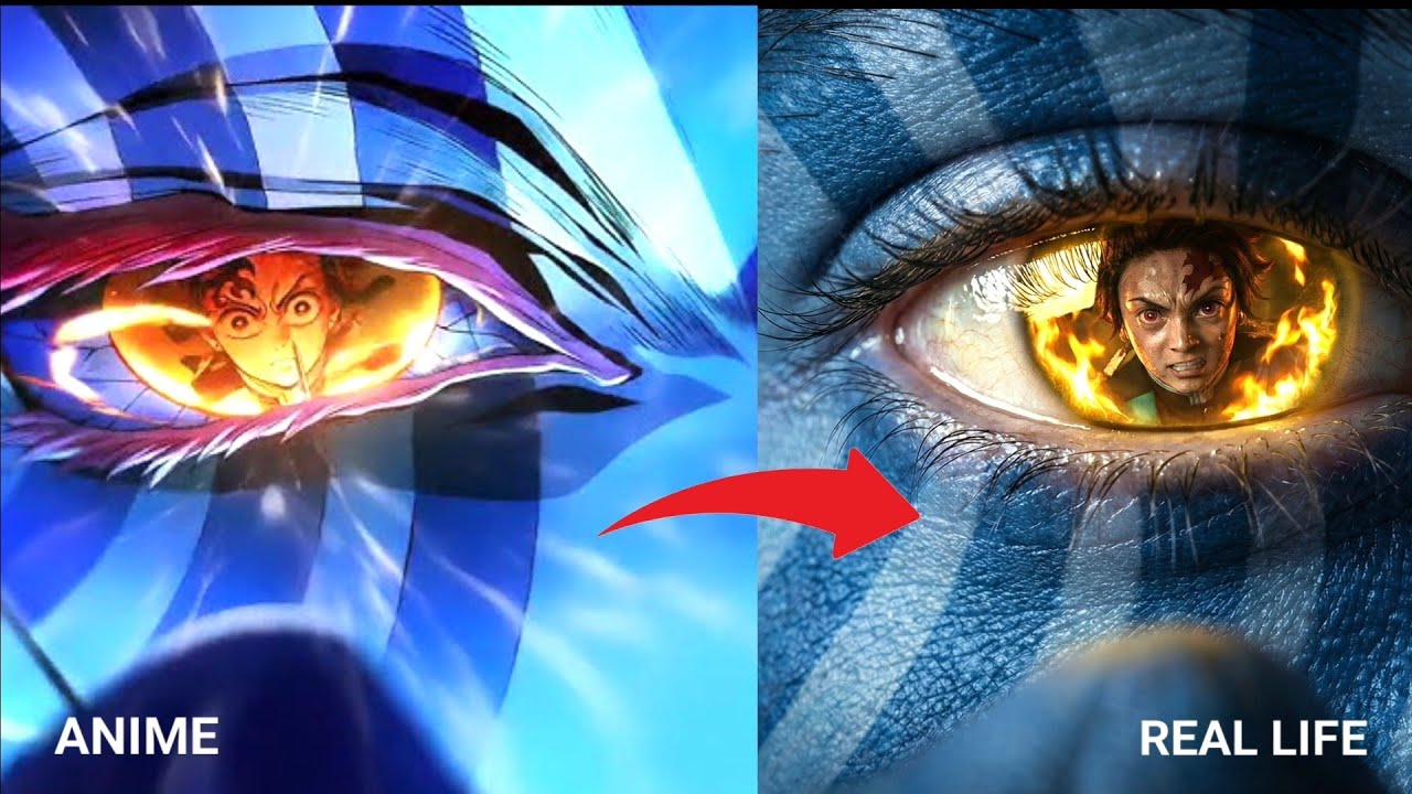 What if: Demon Slayer was a live action 🔥| Anime vs Live Action (鬼滅の刃)