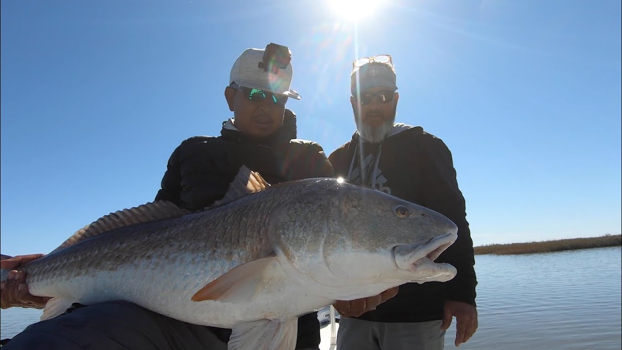 SIGHT Fishing a 45 Inch Bull Red *NEW PB* | #FISHFRSH TV