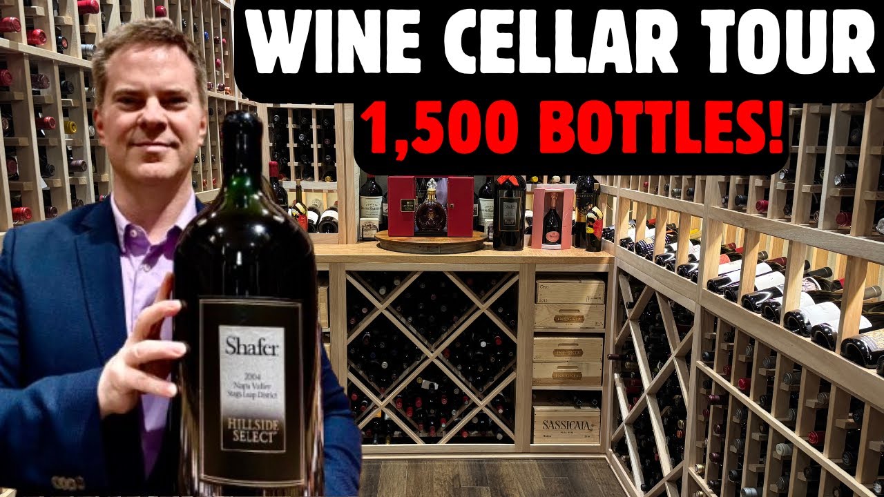 WINE CELLAR TOUR: 1,500-Bottle Wine Collection!