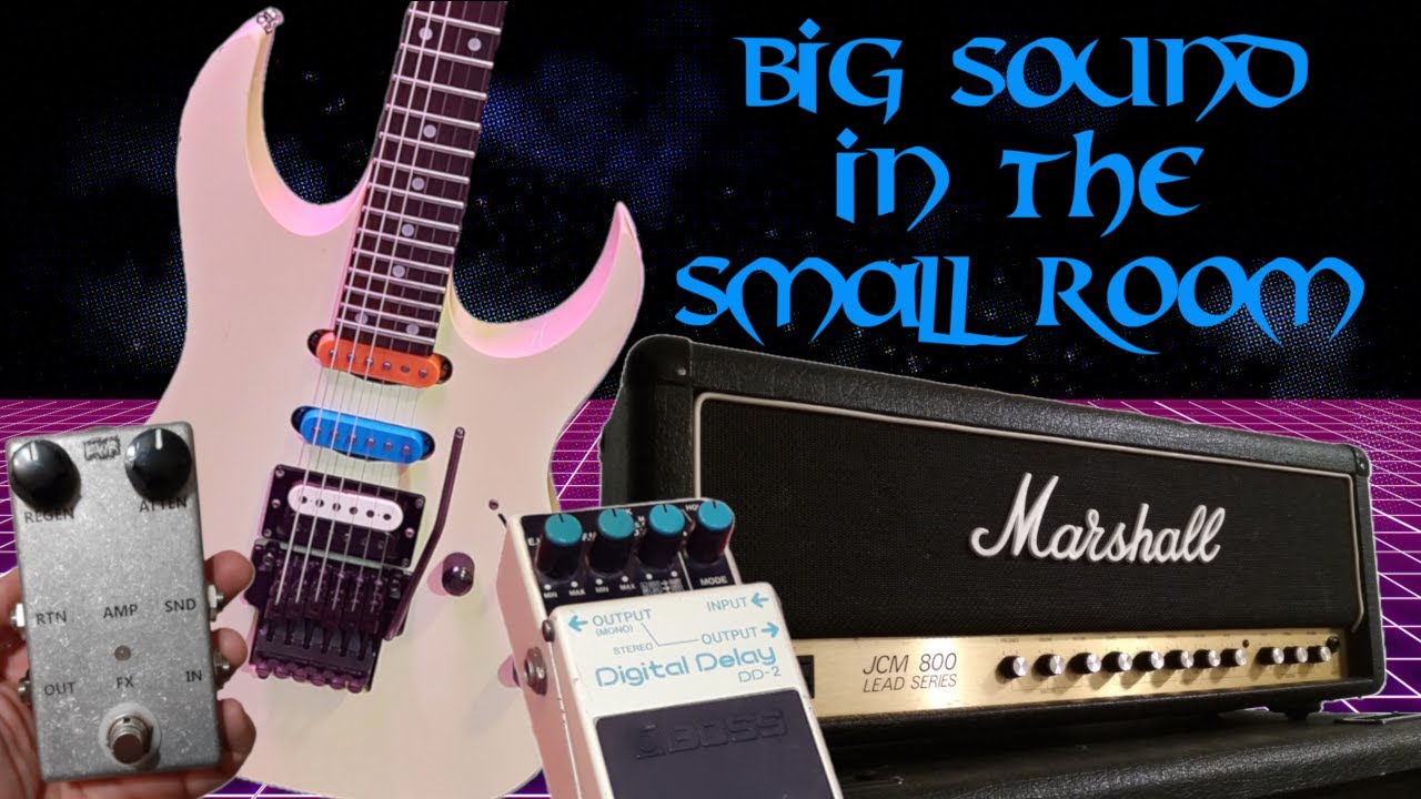 80s RIFFS: BOSS DD-2 in the loop of JCM800 2210 for the first time