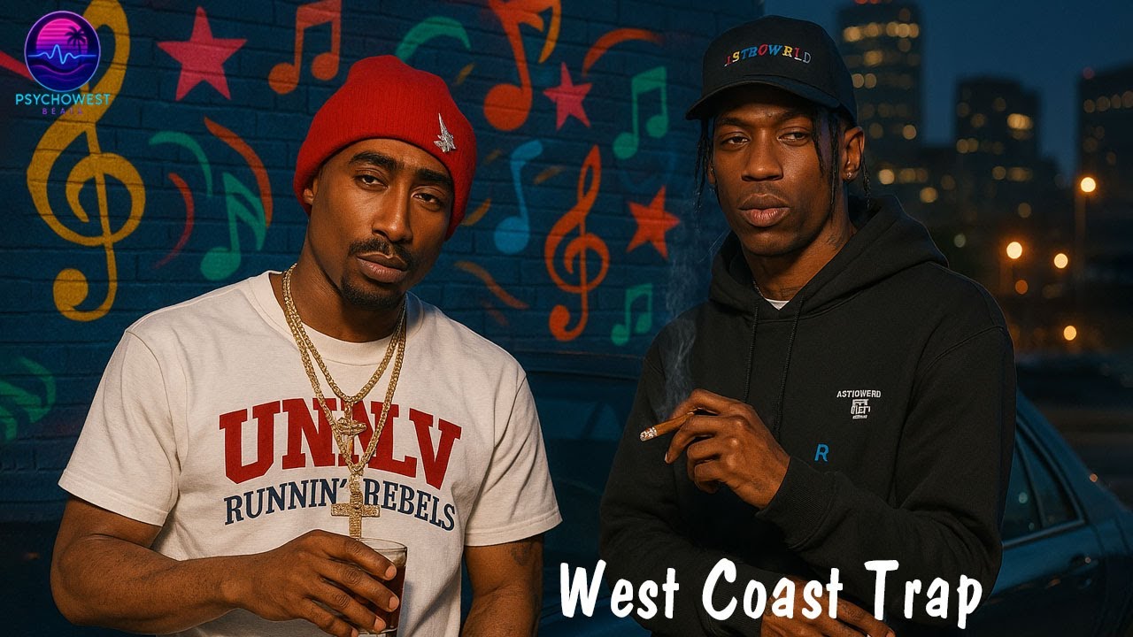 🌃Late Night West Coast Trap: Emotional Psychedelic Beats ft. 2Pac & Travis Scott🎸