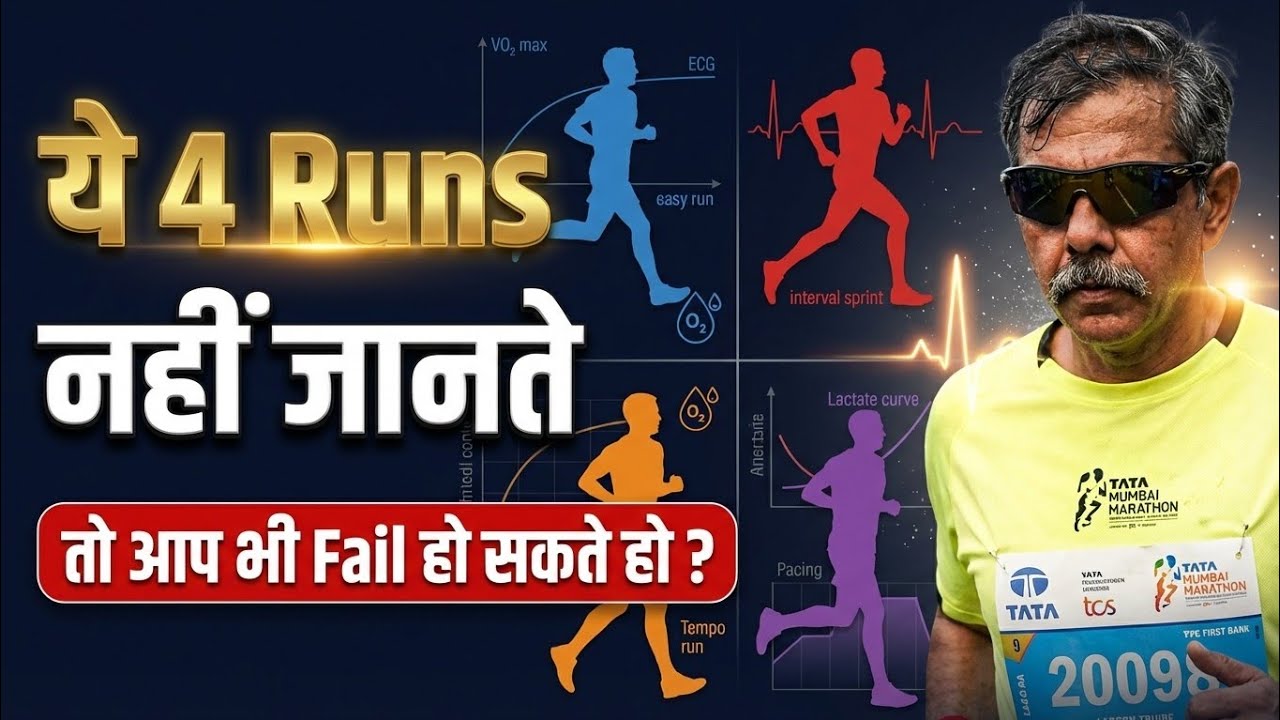 90% लोग गलत दौड़ते हैं | 4 तरह की दौड़ जो हर Beginner को जाननी चाहिए