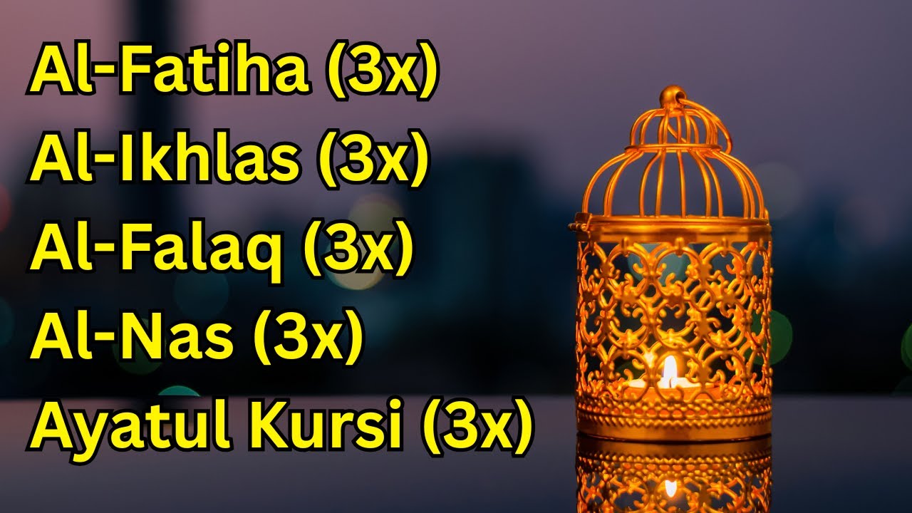 7 Ayetel Kürsi, 7 Felak, 7 Nas, 7 Kafirun| Manevi Koruma ve Kuran Dinle
