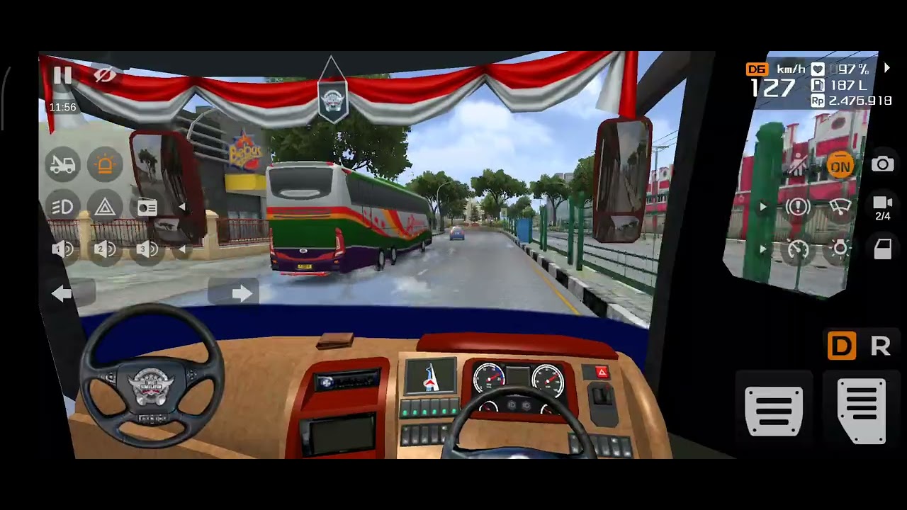 Driving bus