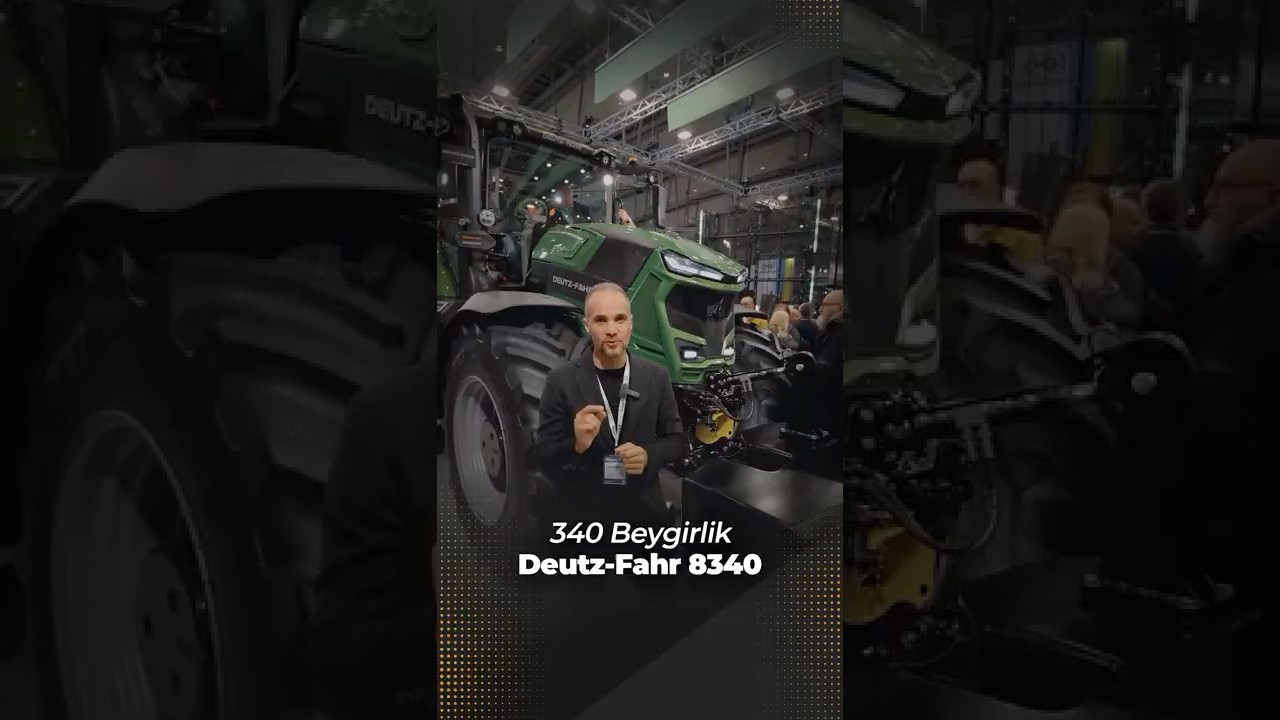 340 Beygirlik Yeni 8 Serisi Sahada! #trakt&ouml;rmetre #agritechnica2025 #DeutzFahr #DeutzFahr8340