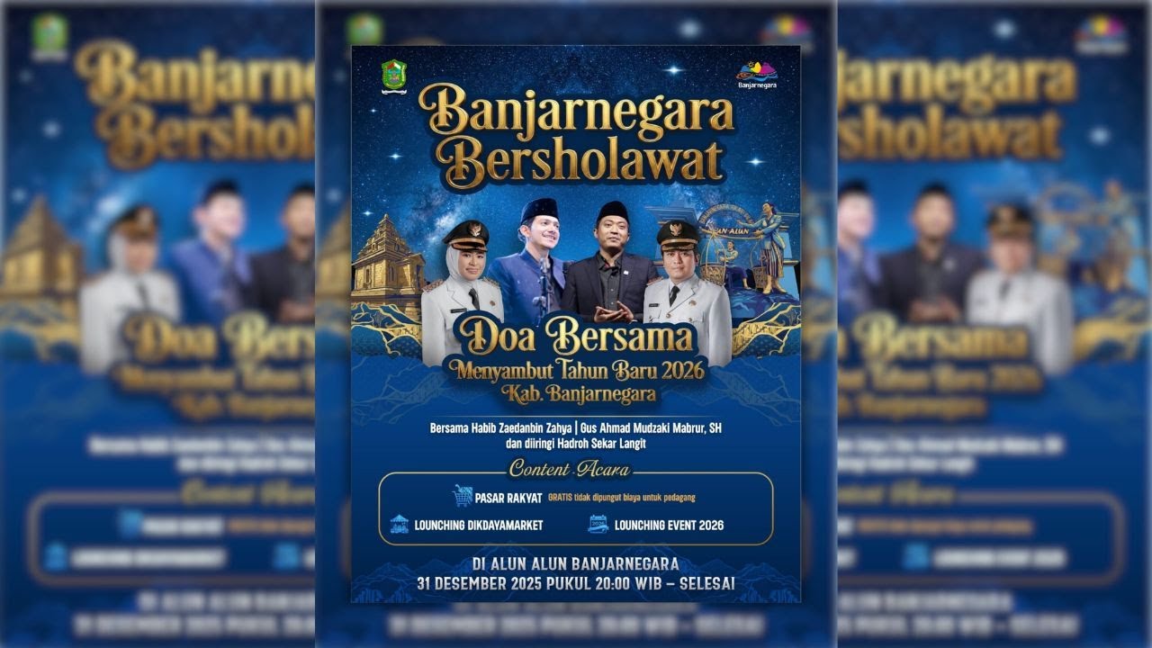 BANJARNEGARA BERSHOLAWAT & DOA BERSAMA MENYAMBUT TAHUN BARU 2026