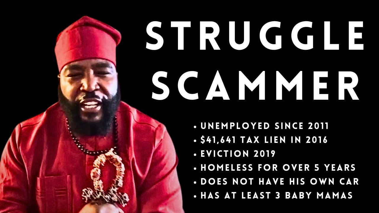 Umar Johnson is a Struggle Scammer