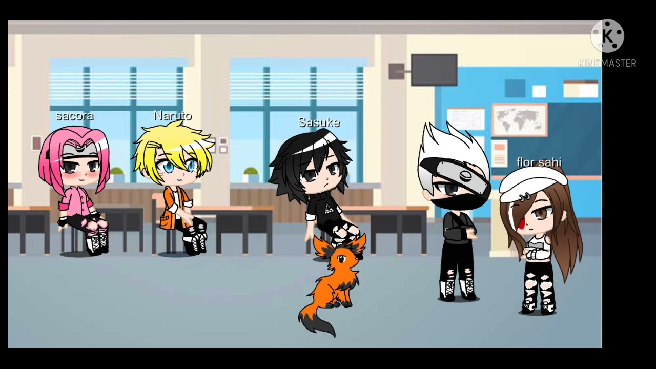si yo estuviera en Naruto parte  1