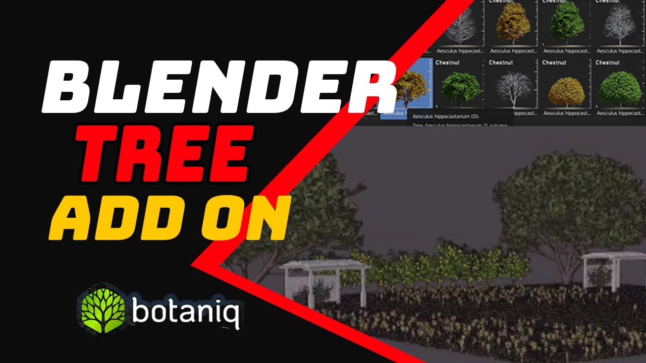 Easy Tree Maker Blender Addon | Create Natural Environment in No time | Being Animator