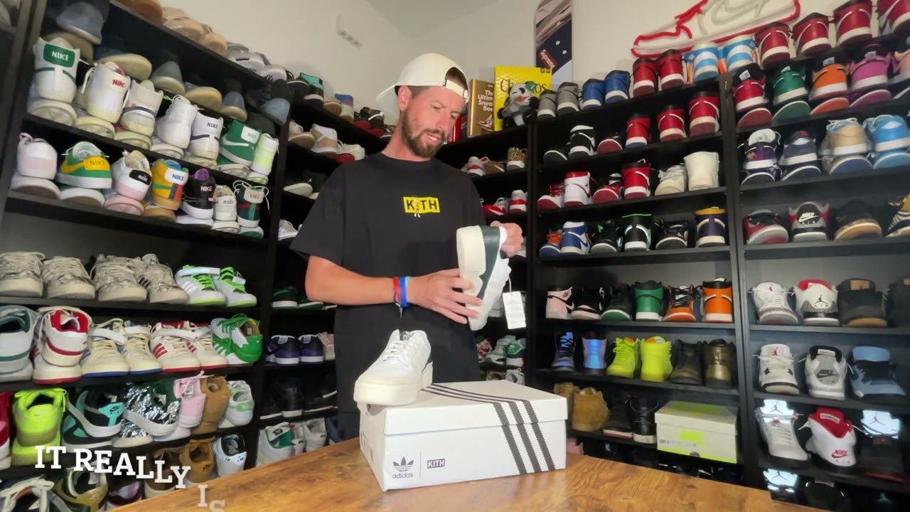 Adidas Forum Low x KITH - White/White/Green Review
