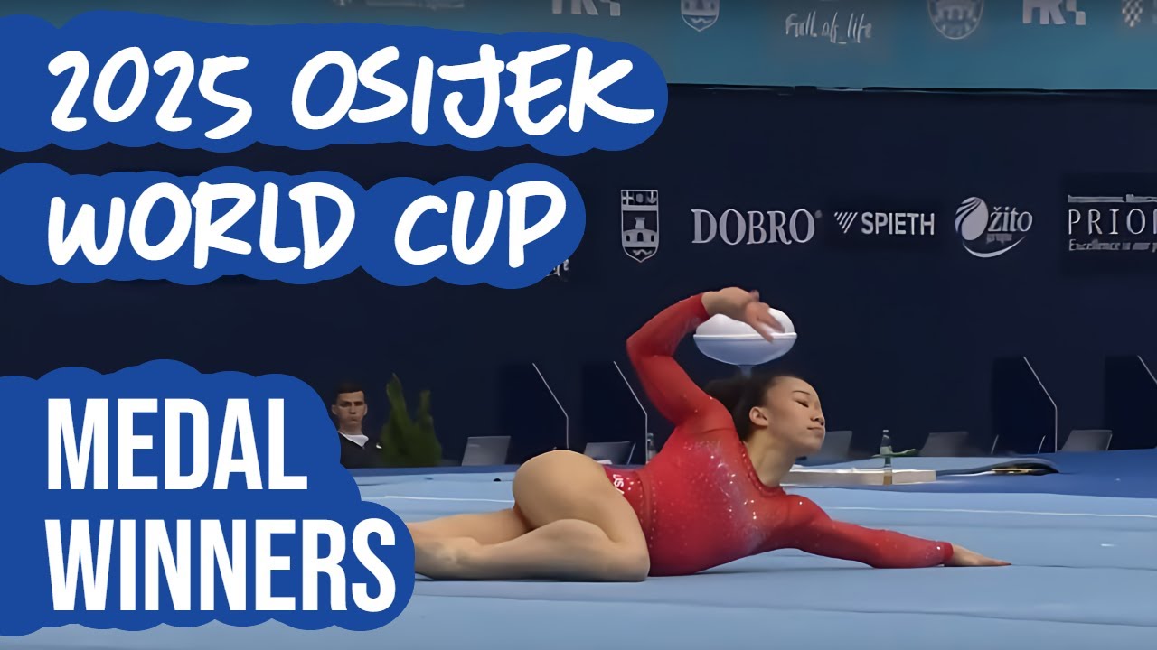 Gymnastics 2025 Osijek World Cup Medal Winners