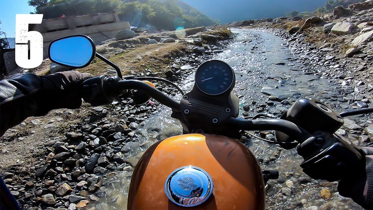 INDIA to NEPAL MOTOVLOG on a HARLEY DAVIDSON