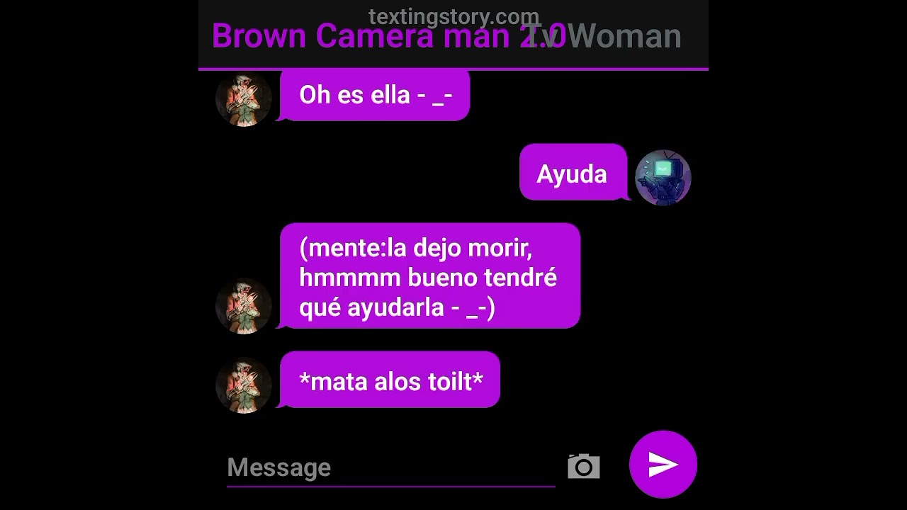 Brown camera man x computer woman (perdón por no subir videos 😅)