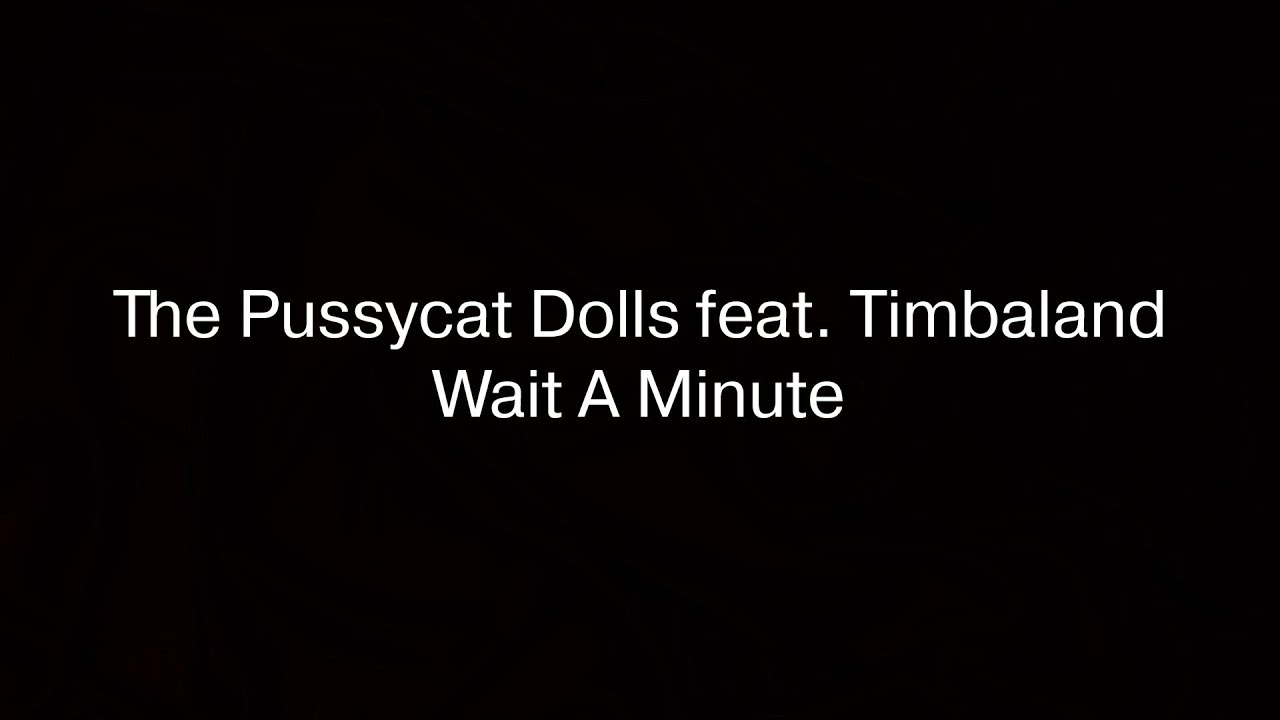 The Pussycat Dolls ft. Timbaland - Wait A Minute (Lyrics)