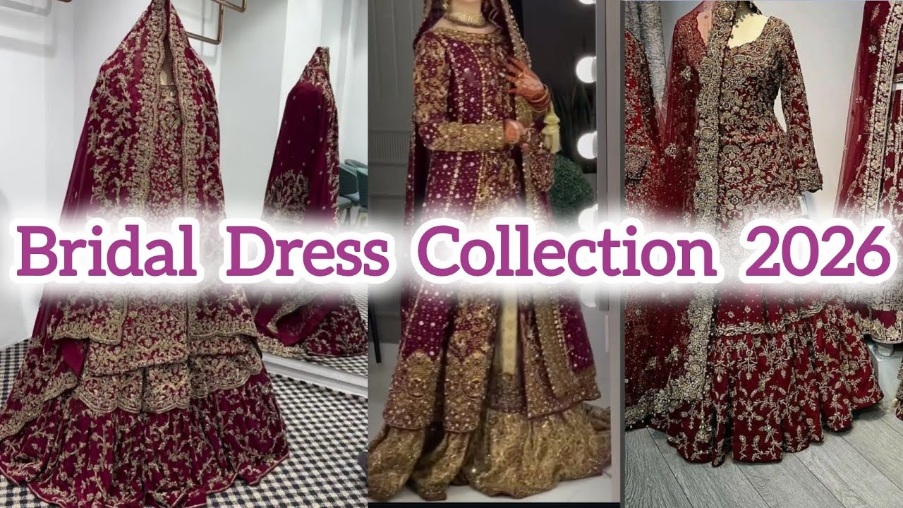 16+NEW LUXURY BRIDAL DRESS 👗 2026|@DSClothesDesigning #foryou#pakistanibridalwear#ytviral#fashion