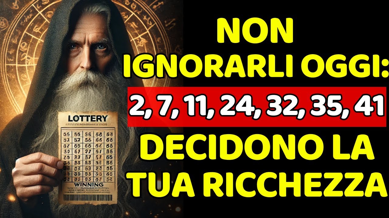 Hai tra le mani i numeri vincenti&hellip; ma solo se fai QUESTO