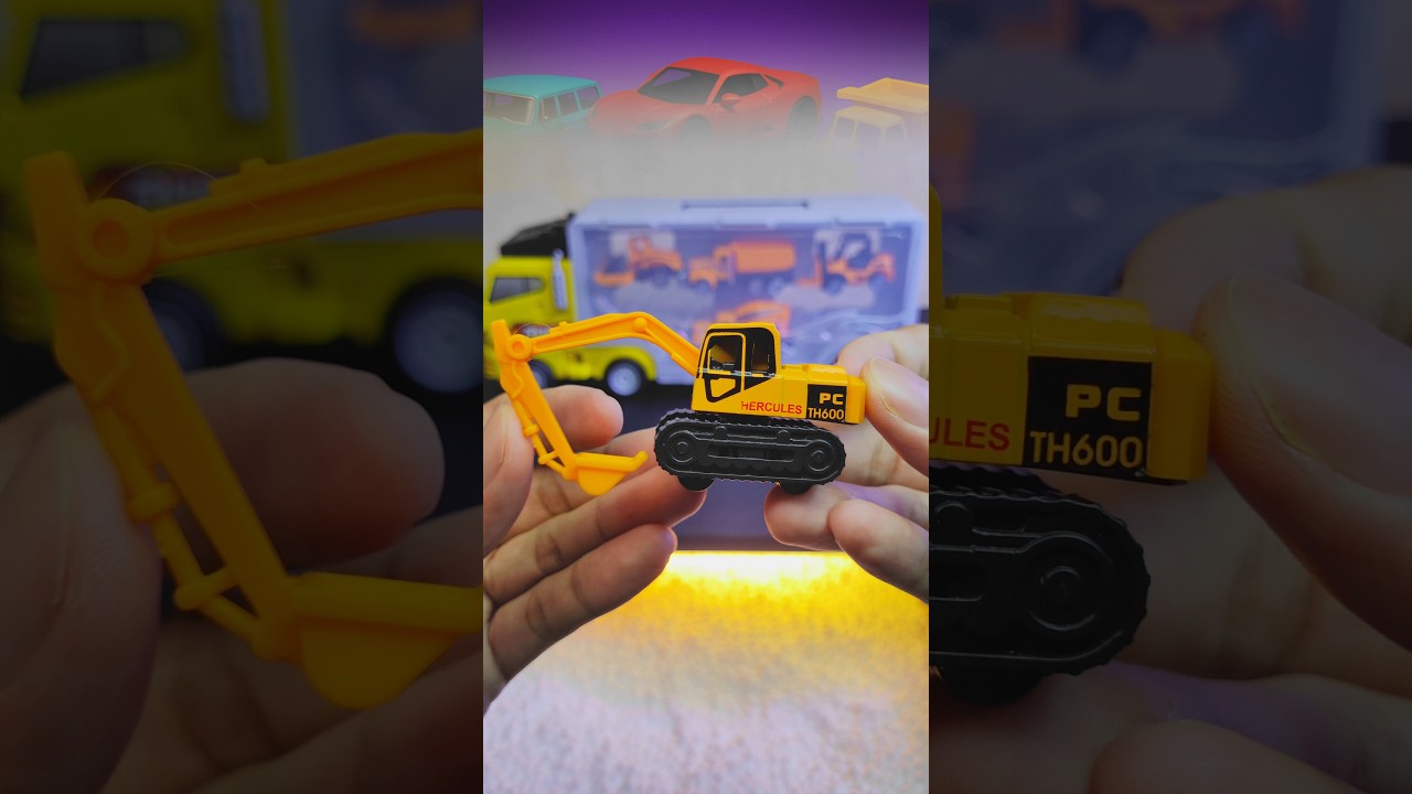 Hunting Toys in the Sea of Cork - Excavator Hercules PC Th 6000 #toys #cartoys #trending #excavator