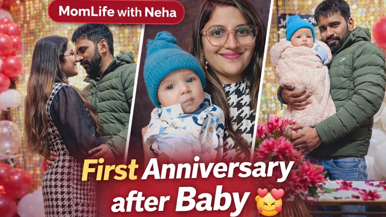 First Anniversary after Baby 👶❤️ | Anniversary Vlog #anniversary #anniversaryvlog #familyvlog 