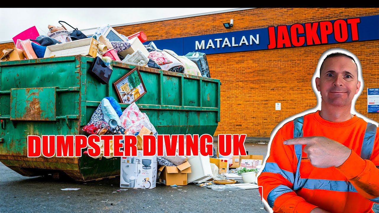 UNBELIEVABLE Finds in UK RETAIL PARK DUMPSTERS!