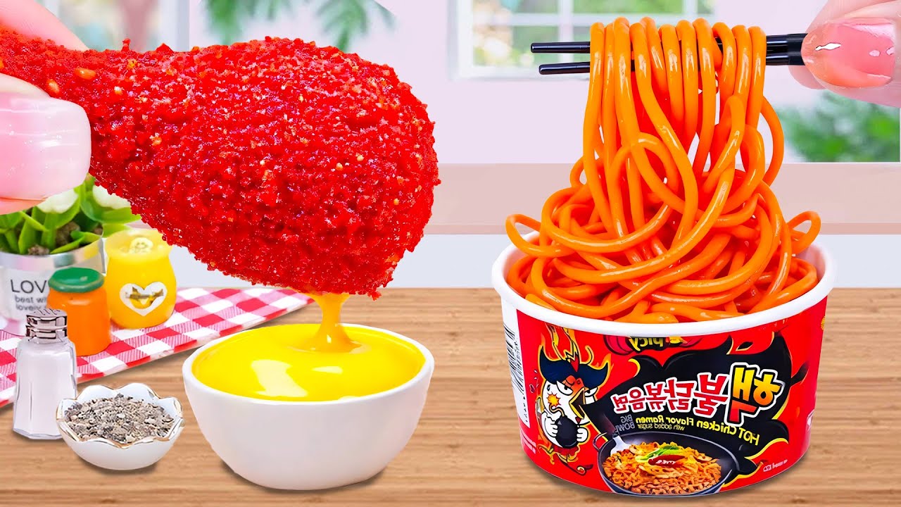 Top Food 🍗 Chicken Curry Noodles 🍛🔥 Pedas Gurih Nya Mantap Ala Tiny Kitchen!🔥Tiny Tasty Kitchen