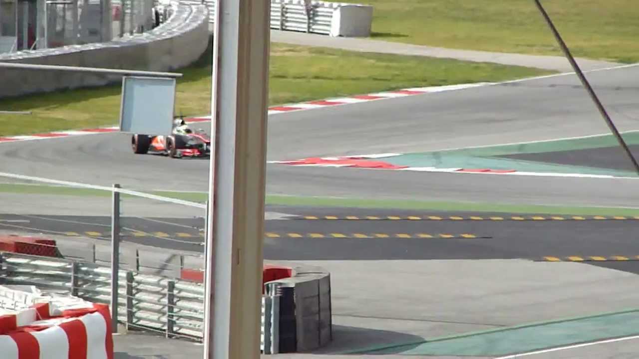 Sergio &acute;Checo&acute; Perez @ McLaren MP4-28  F1 test Catalunya 2013