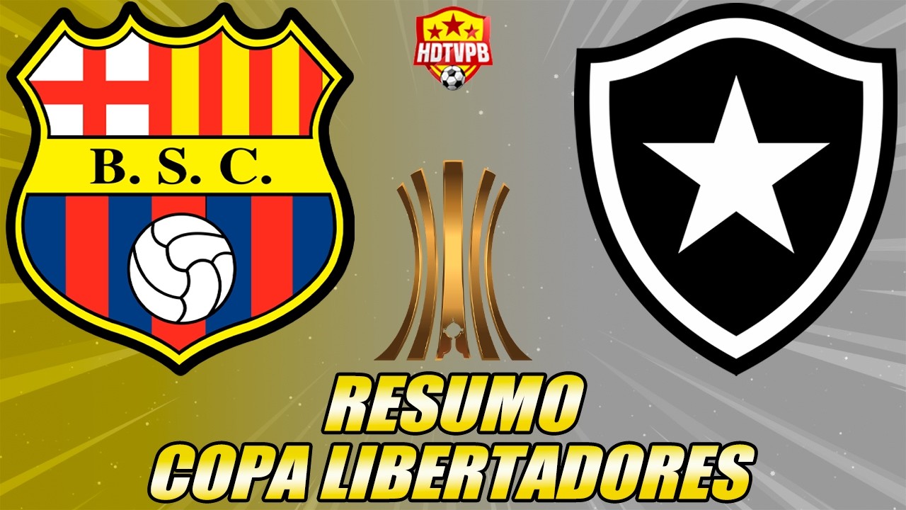 BARCELONA DE GUAYAQUIL X BOTAFOGO AO VIVO COPA LIBERTADORES - NARRAÇÃO