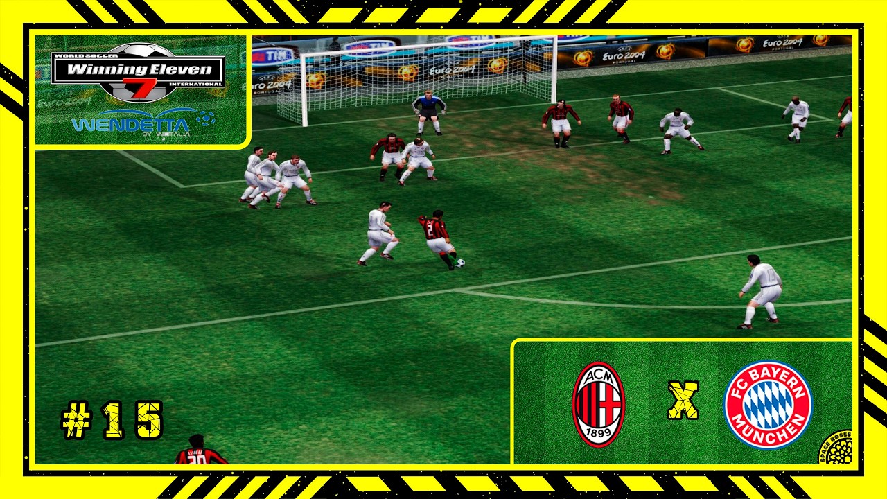 Winning Eleven 7: WEndetta 03/04 (PS2) Liga/Clubes #15 Milan x Bayern | Rodada 15