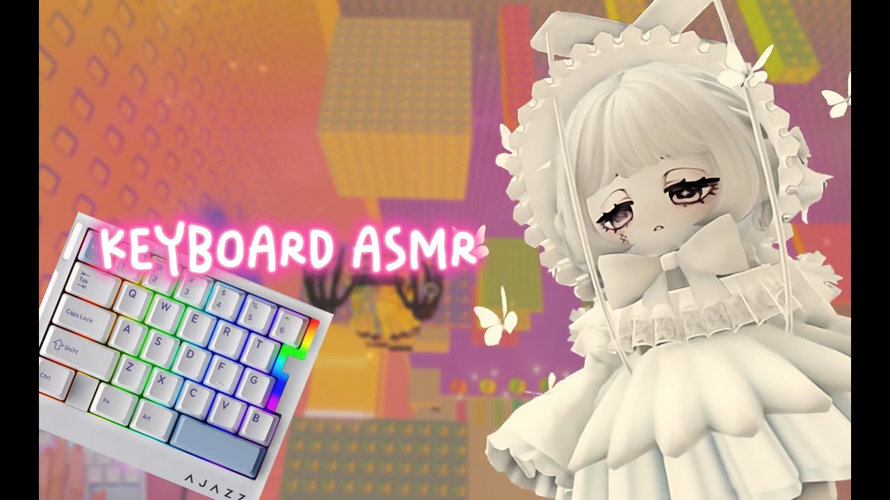 🌙 Roblox Tower parkour - Magnetic Keyboard ASMR Hand cam 💤