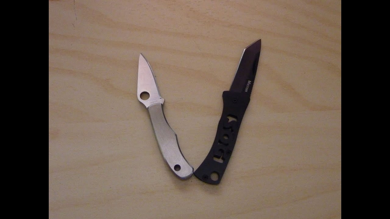 Spyderco Bug vs. SOG Micron