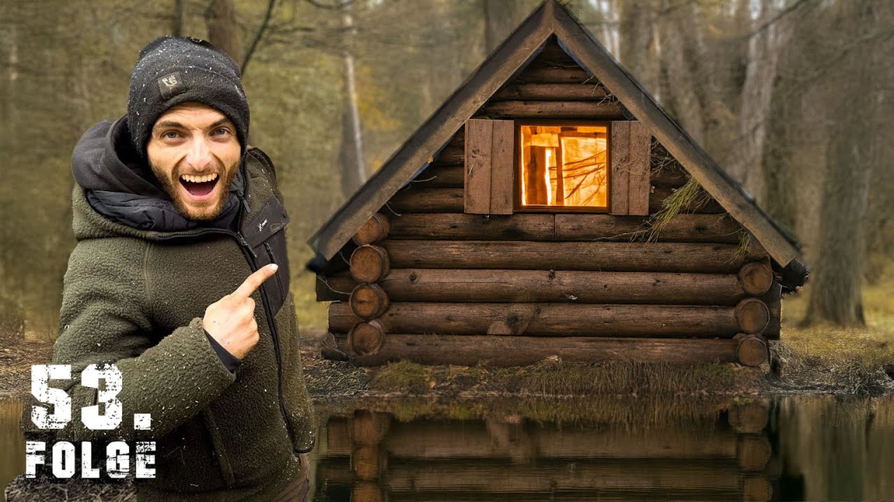 Mein BLOCKHAUS ist endlich FERTIG | Tag 53/100 autark