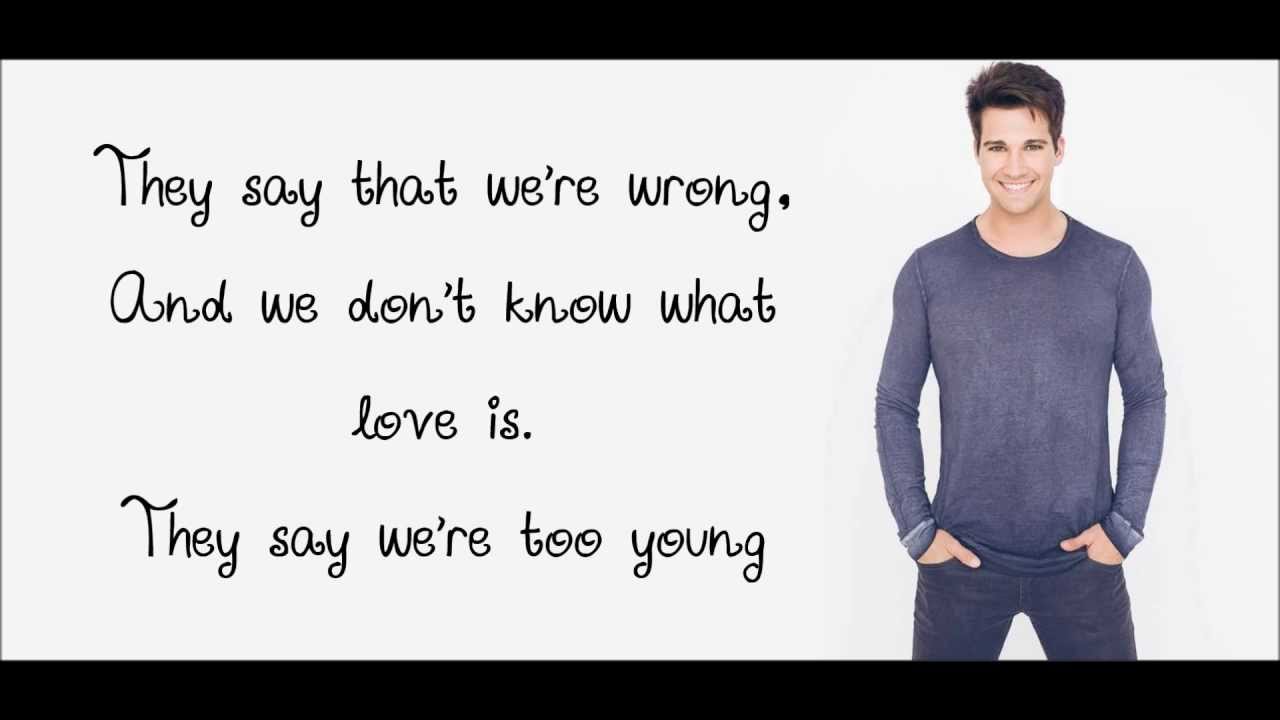 Never too young - MattyB (feat. James Maslow) Lyrics
