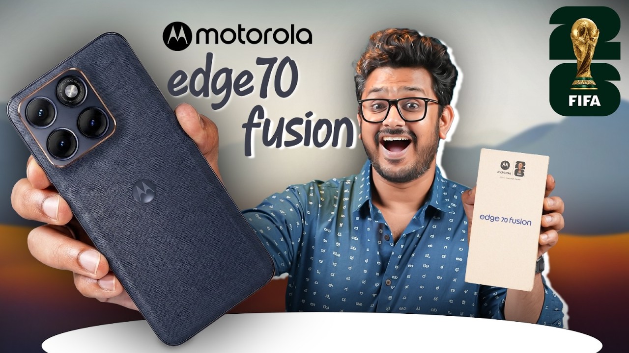 motorola edge70 fusion Unboxing in ಕನ್ನಡ ⚡️Snapdragon® 7s Gen4, AMOLED, 50MP, 7000mAh @₹24,999*