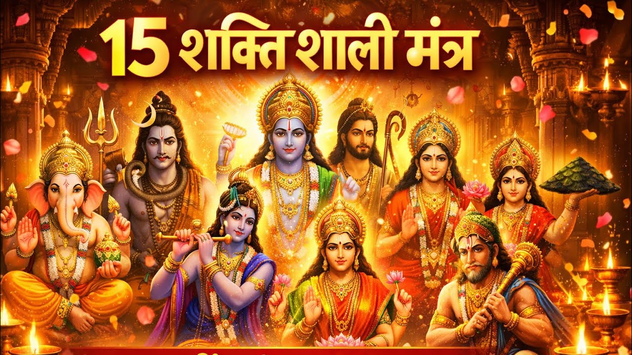 🙏 15 शक्तिशाली मंत्र – जीवन बदल जाएगा | 15 Powerful Hindu Mantras 🙏@ajaykumar9844 