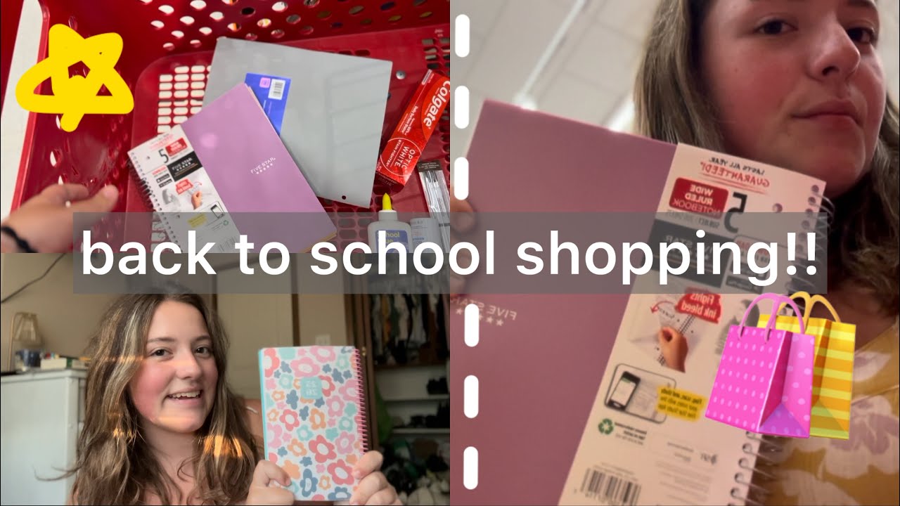 shop for back to school w/ me !! + backpack organizing, essentials lists, and what you REALLY need